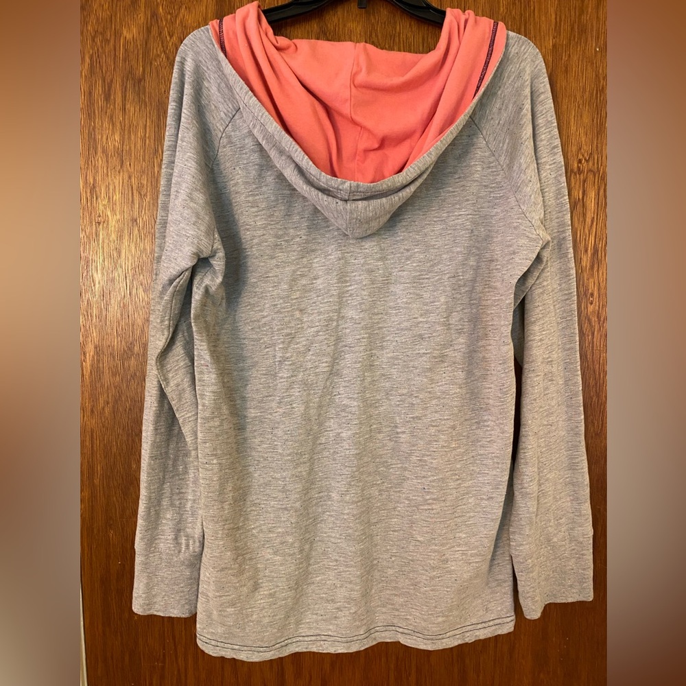 NWOT Universal Studios Orlando Womens Lightweight Hoodie Pullover Heather Gray - Picture 3 of 5